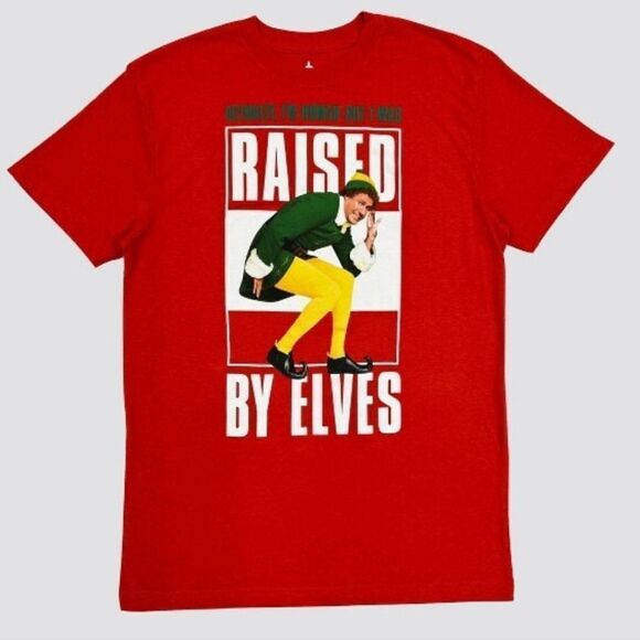Buddy the ELF- Raised by Elves Tee - Picture 1 of 2